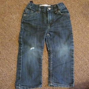Levi's 514, adjustable, blue, jeans, denim, size 24 months